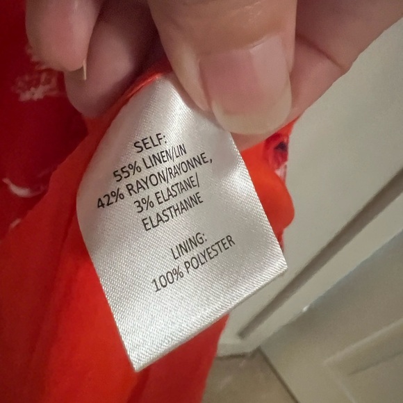 NWT TANYA TAYLOR ALDA LINEN-BLEND WRAP DRESS size 2 - Picture 8 of 12